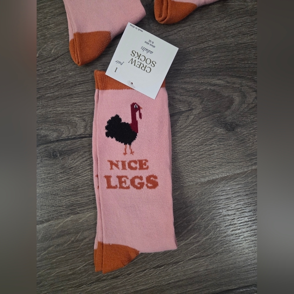 " Nice Legs " Adult Crew Socks Bundle ( 19 Total ) NWT - Picture 2 of 3
